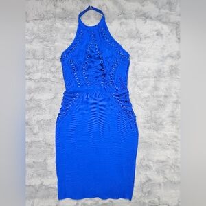 Peggy Bandage Dress - Royal